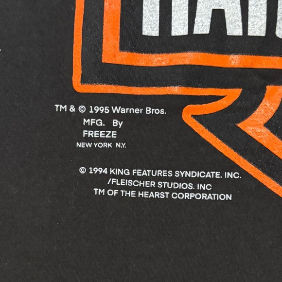 Harley-Davidson Taz Black and Orange Graphic Tee XL - Picture 3 of 4